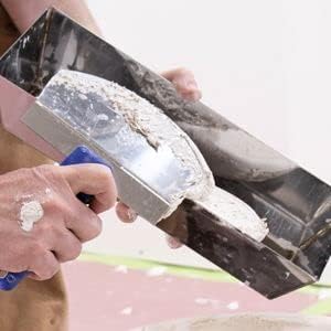 MARSHALLTOWN Heli-Arc Mud Pans, 12 Inch, Heavy Gauge Stainless Steel, Heli-Arc Welded Corners, Sheared Sides to Clean Knives