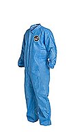DuPont ProShield 10 Disposable Protective Coverall with Serged Seams, Elastic Cuff and Ankles, Blue, 3X-Large, 25-Pack