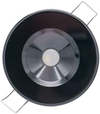 Lumitec Illusion Flush Mount LED Down Light - Spectrum RGBW - Cool White - Black Housing