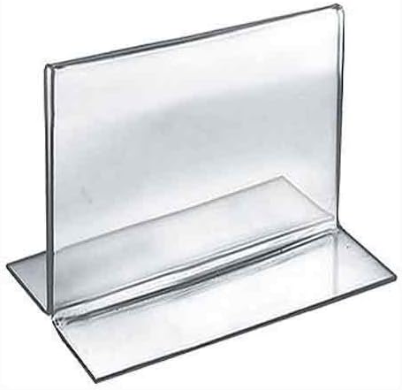 Azar Displays Double-Foot 2-Sided Acrylic Sign Holders