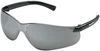 Crews BK117 Bearkat Safety Glasses Smoke Frame w/Silver Mirror Lens (12 Pair)