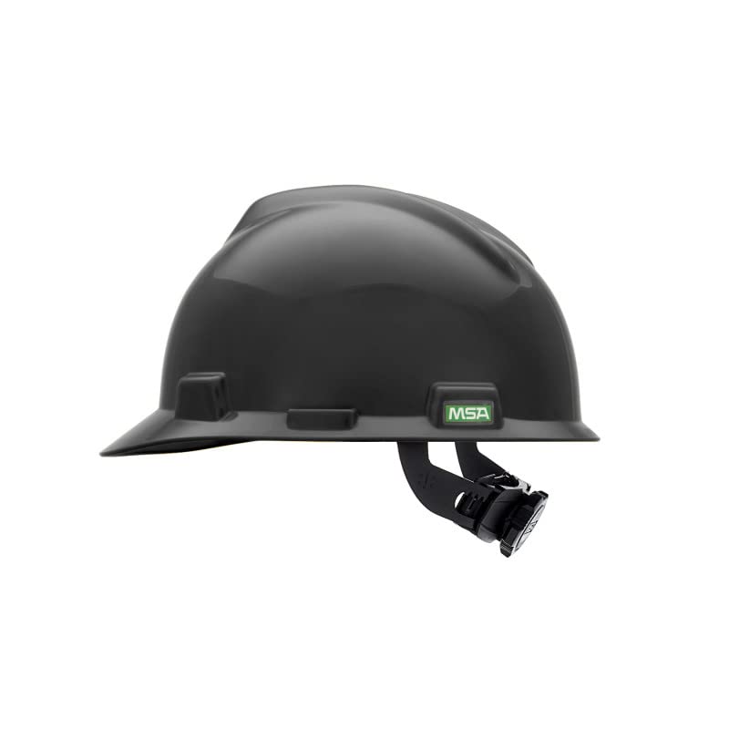 MSA 492559 V-Gard Cap Style Safety Hard Hat With Fas-Trac III Ratchet Suspension | Polyethylene Shell