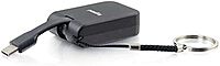 C2G USB Adapter, HDMI Adapter, USB C to HDMI, Travel Adapter, Black, Cables to Go 26872 HDMI Adapter Black
