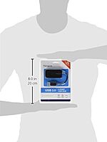 Targus 4-Port USB 3.0 SuperSpeed Hub, 2.75inH x 0.5inW x 0.5inD