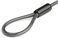 StarTech.com Universal Laptop Cable Lock Expansion Loop - 6” (15cm) Anti Theft 4-Digit Combination K-Slot Lock - Computer Security Cable to Create Twin/Multi-Head Lock for Multiple Devices, TAA