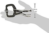 IRWIN Tools VISE-GRIP Locking C-Clamp, Original, Swivel Pad Tip, 4-inch (100mm) (165)