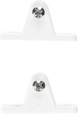 Sea-Dog Nylon Angled Deck Hinge - White