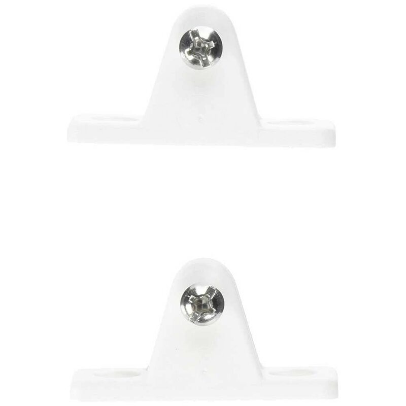 Sea-Dog Nylon Angled Deck Hinge - White