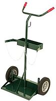 Harper Trucks 142-86 46-Inch High by 28-Inch Wide Deluxe Welding Cylinder Hand Truck with 10-Inch Solid Rubber Wheels