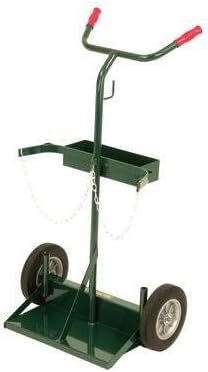Harper Trucks 142-86 46-Inch High by 28-Inch Wide Deluxe Welding Cylinder Hand Truck with 10-Inch Solid Rubber Wheels