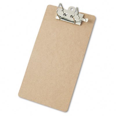 Saunders Lock-O-Matic Archboard Clipboard, 17 1/2inH x 9inW, Legal, Brown