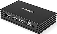 StarTech.com 7 Port USB 2.0 Hub – Portable and Compact – Bus Powered USB 2.0 Extender – USB Multiport Expander