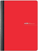 Office Depot® Brand Poly Composition Book, 7 1/2" x 9 3/4", Wide Ruled, 160 Pages (80 Sheets), Red