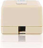 C2G 03835 1-Port Cat5e Surface Mount Box, White