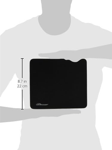 Compucessory Smooth Cloth Nonskid Mouse Pads, 23617