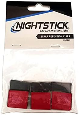 Nightstick NS-SRC1 Headlamp Strap Retention Clips - 3 Pack, Black