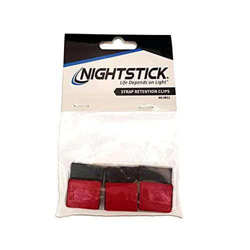 Nightstick NS-SRC1 Headlamp Strap Retention Clips - 3 Pack, Black