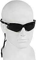 Jackson Safety V30 Nemesis Safety Glasses - Black Frame/Smoke Lens