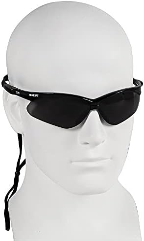 Jackson Safety V30 Nemesis Safety Glasses - Black Frame/Smoke Lens