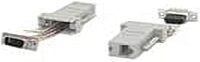 StarTech.com DB9 to RJ45 Modular Adapter - M/F - Serial adapter - DB-9 (M) to RJ-45 (F) - GC98MF,Gray 1 Count (Pack of 1)
