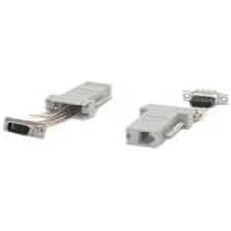 StarTech.com DB9 to RJ45 Modular Adapter - M/F - Serial adapter - DB-9 (M) to RJ-45 (F) - GC98MF,Gray 1 Count (Pack of 1)