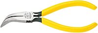Klein Tools D302-6 Needle Nose Pliers, Long Nose Side Cutters, Alligator Pliers with Curved Handle, 6-1/2-Inch
