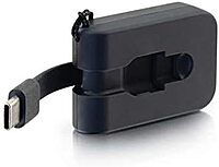 C2G USB Adapter, HDMI Adapter, USB C to HDMI, Travel Adapter, Black, Cables to Go 26872 HDMI Adapter Black