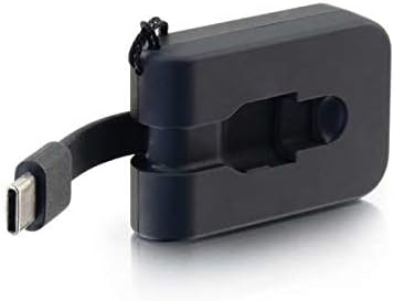 C2G USB Adapter, HDMI Adapter, USB C to HDMI, Travel Adapter, Black, Cables to Go 26872 HDMI Adapter Black