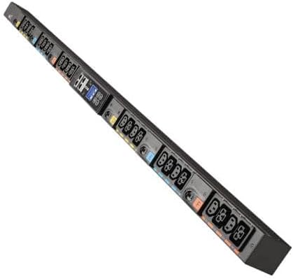 Eaton Universal-Input Managed PDU G4, 208V and 415/240V, 24 Outlets, Input Cable Sold Separately, 0U Vertical