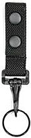 Hero's Pride Ballistic Economy Key Holder, Plastic Clip, Fits Duty Belt to 2.25" Wide, Black