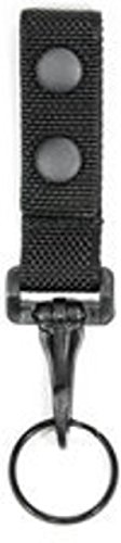 Hero's Pride Ballistic Economy Key Holder, Plastic Clip, Fits Duty Belt to 2.25" Wide, Black