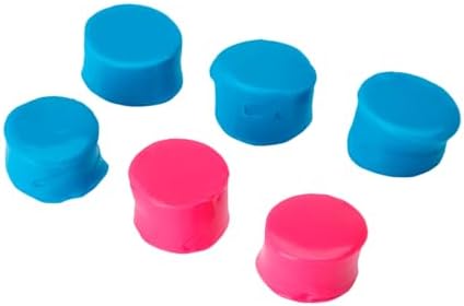 Walker's Silicone Putty - Soft Moldable Tacky Adaptable 20dB NRR Noise-Blocking Hearing Protection, Teal/Pink