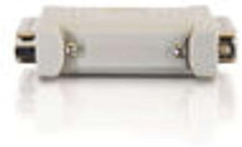 C2G Legrand Null Modem Adapter, DB25 Male to Female RS232 Serial Adapter, Beige