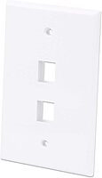 INTELLINET 2-Outlet Keystone Wall Plate