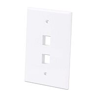 INTELLINET 2-Outlet Keystone Wall Plate