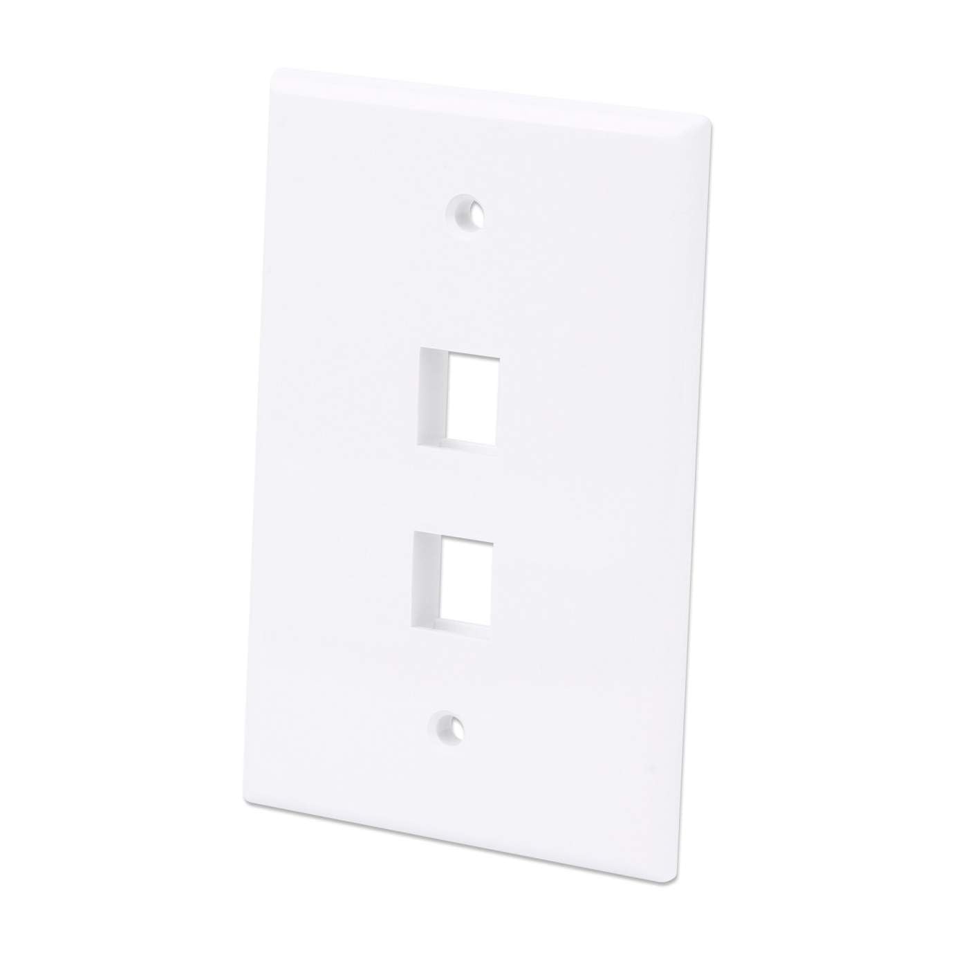 INTELLINET 2-Outlet Keystone Wall Plate