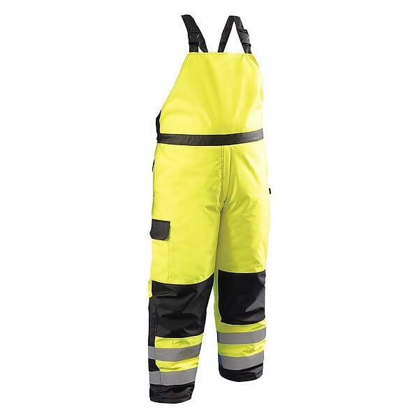 Rain Pants, Yellow, L, Fits Waist 40 to 42