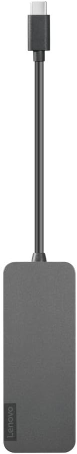Lenovo USB-C to 4 Port USB-A Hub - USB Type C - External - 4 USB Port(s) - 4 USB 3.0 Port(s)