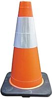DW Traffic Cone 18" Orange 3# 6" Collar