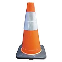 DW Traffic Cone 18" Orange 3# 6" Collar