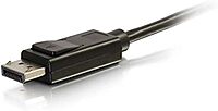 C2G Legrand Mini DisplayPort to DisplayPort Adapter, Male to Male Displayport Adapter, Black 8k Displayport Adapter, 10 Foot Adapter Converter, 1 Count, C2G 54302