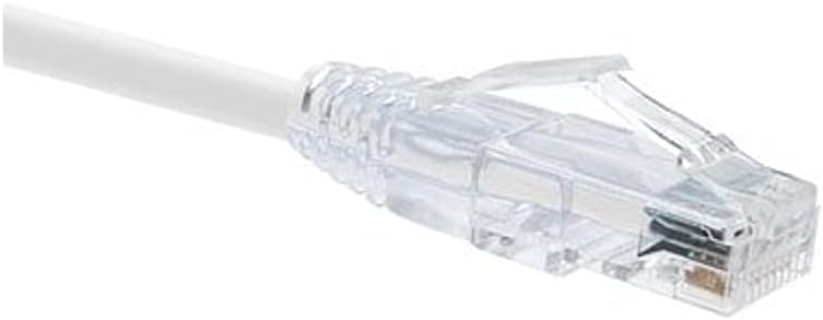 Oncore Clearfit CAT6 Patch Cable, White, Snagless, 6FT