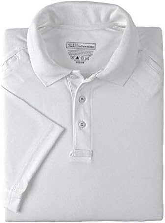 5.11 Tactical Men's Performance Short Sleeve Polo, 100% Polyester, Moisture Wicking, Style 71049
