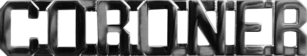 HERO'S PRIDE Law Enforcement Die Struck Letters with 2 Posts & Clutch Backs