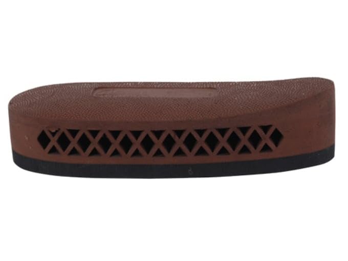 PACHMAYR Deluxe Field Recoil Pad for Shotguns — Ribbed Face, White Line Base