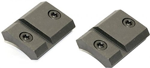 Warne 2-Piece Steel Base for Mossberg ATR, 4X4, Matte Black - M902-877M M902/877M