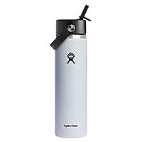 Hydro Flask Wide Mouth Flex Straw Cap Bottle - Insulated Stainless Steel
