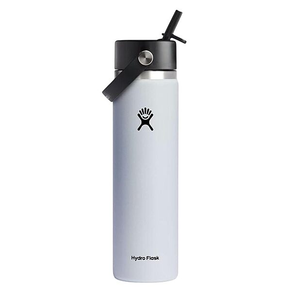 Hydro Flask Wide Mouth Flex Straw Cap Bottle - Insulated Stainless Steel