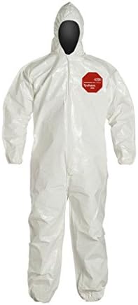 DuPont Tychem 4000 Coverall, Hooded, Zipper Front - 3X-Large
