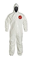 DuPont Tychem 4000 Coverall, Hooded, Zipper Front - 3X-Large